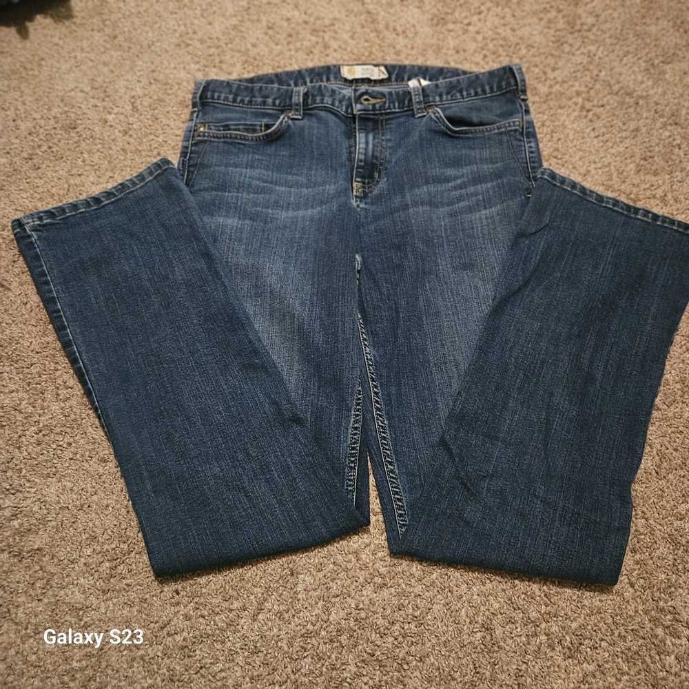 Carhartt Women's Straight Leg Jeans - Deep Blue